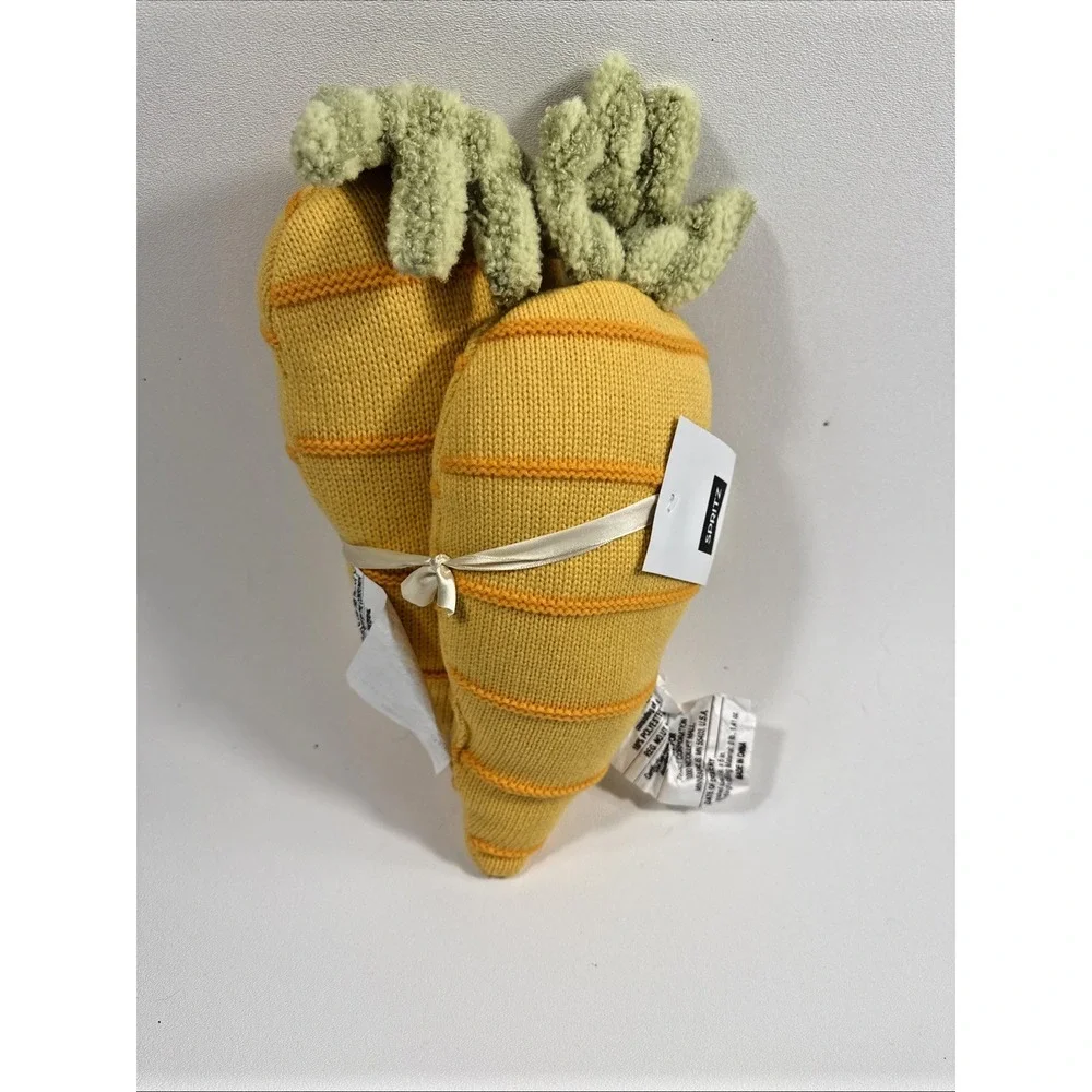 Easter 2026 Target Spritz 2pk Carrot Shaped Throw Pillow 11
